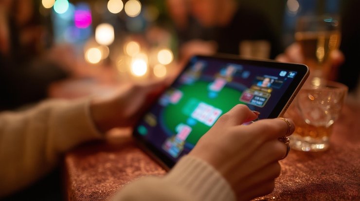 Demonstrasi antarmuka aplikasi nusantara888 dengan menu permainan dan turnamen slot